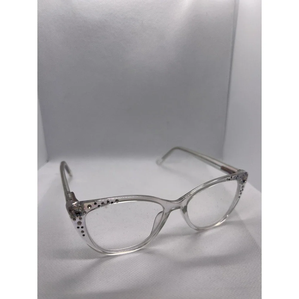 Cat Eye Glasses Rhinestone Embellished Frames‎ Fashion Eyewear Women